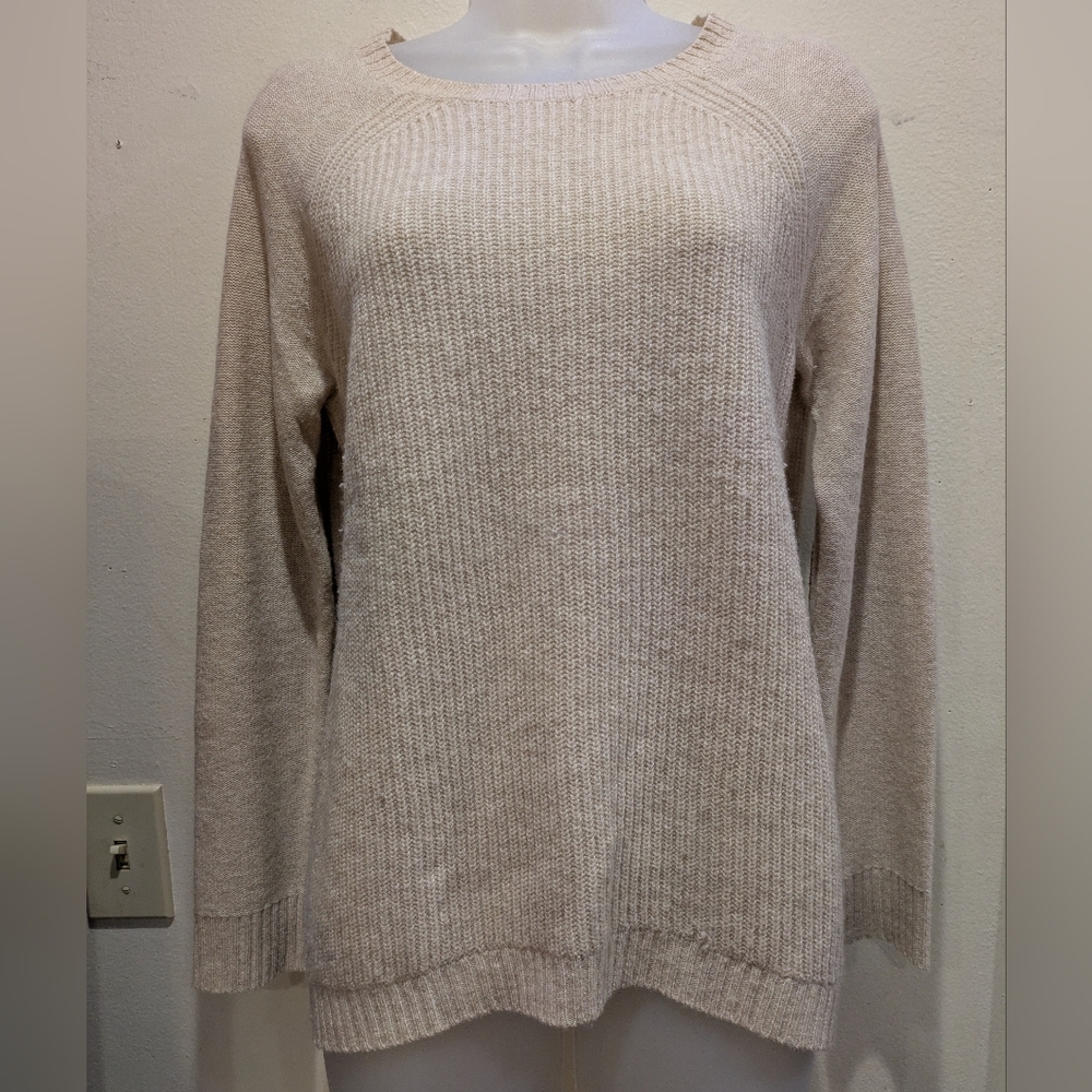 J. Crew Women's Beige Crew Neck Sweater Size Xs